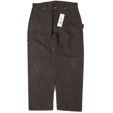 COMOLI コモリ 26SS 日本製 コットンダック ペインターパンツ D01-03007 3 BROWN ダブルニー ボトムス g27018