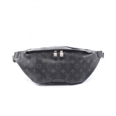 ルイ・ヴィトン LOUIS VUITTON ディスカバリー バムバッグPM ウエストバッグ ボディバッグ バッグ PVCコーティングキャンバス レザー モノグラム・エクリプス メンズ ブラック系 M46035 【中古】
