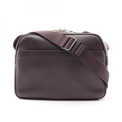 ルイ・ヴィトン LOUIS VUITTON リポーターPM タイガ アカジュー ショルダーバッグ バッグ レザー ボルドー メンズ ボルドー系 M30156 【中古】