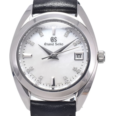 セイコー SEIKO 4J52-0AC0 GS グランドセイコー 16P ダイヤモンド ホワイトシェル クォーツ レディース 腕時計 Q#149053