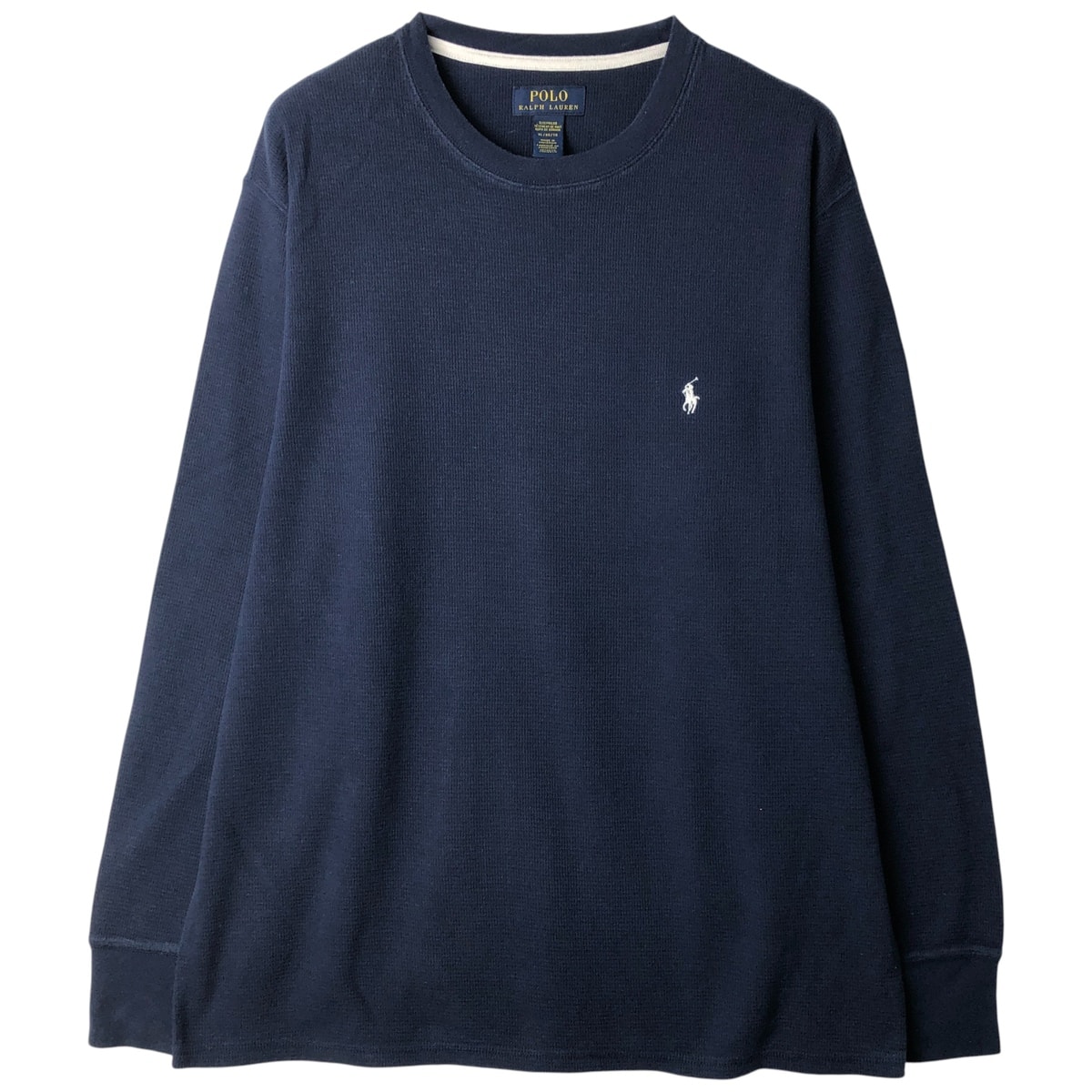 古着 ラルフローレン Ralph Lauren POLO RALPH LAUREN SLEEPWEAR サーマルロンT ワッフル カンボジア製 メンズXL相当/eaa616146