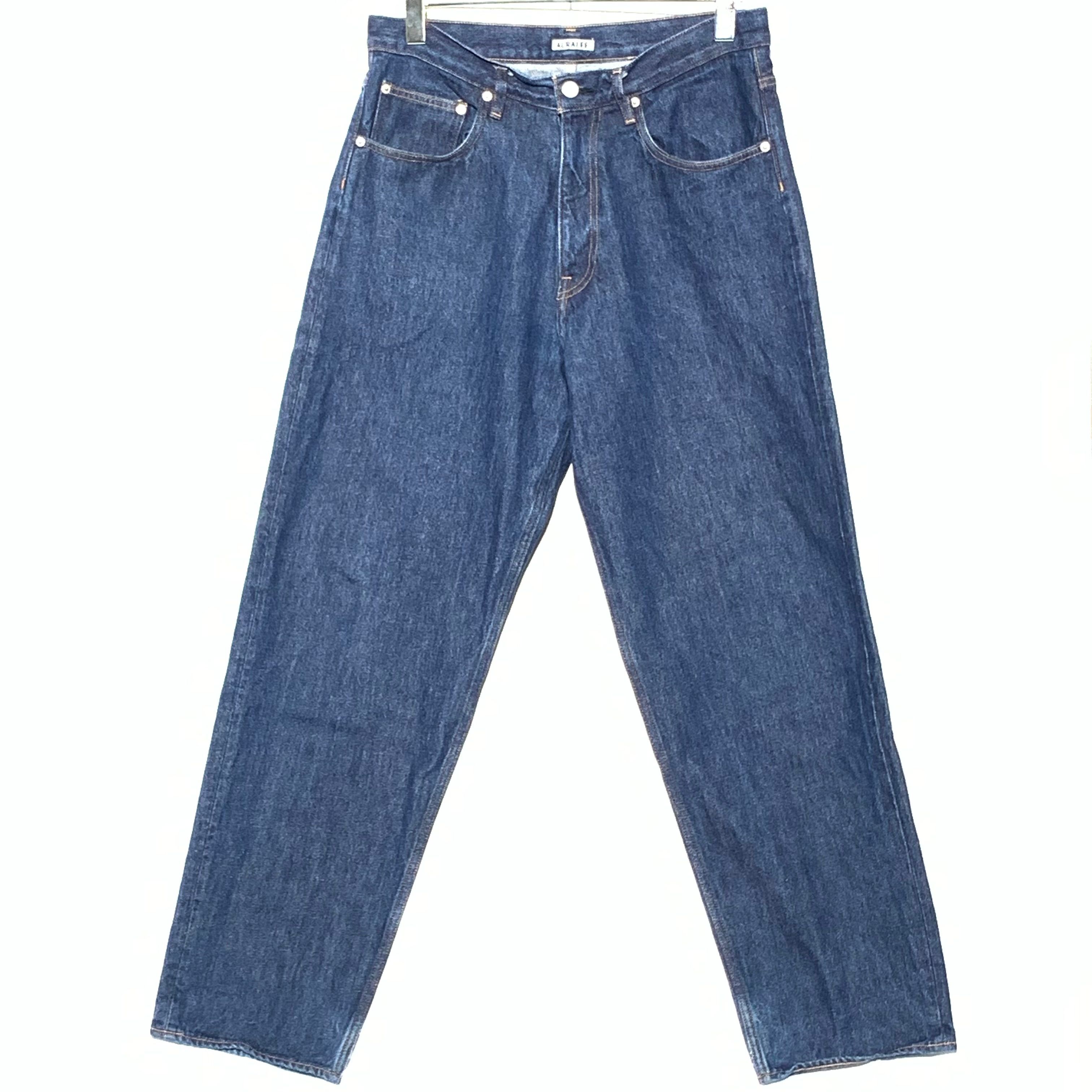 24SS HARD TWIST DENIM WIDE PANTS indigo 
