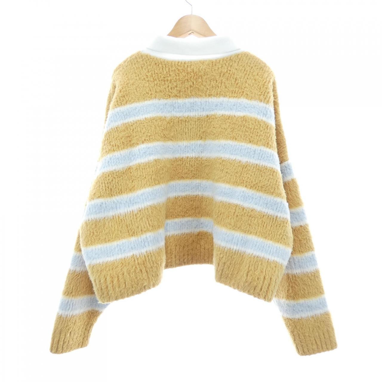 C (やや傷や汚れあり)】セリーヌ CELINE RY0FQ0ZQJ ニット Mの中古ハイ