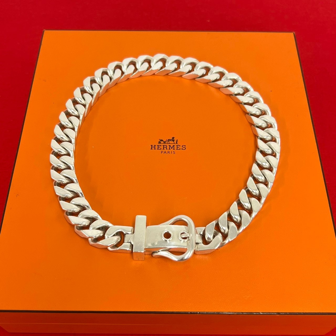 HERMES エルメス ブックルセリエ GM ネックレス シルバー925 ネックレス シルバー
26509