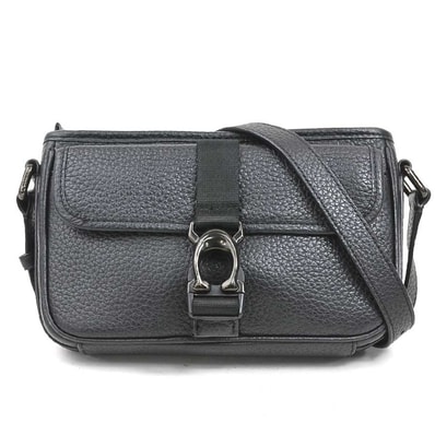 コーチ COACH ショルダーバッグ レザー ブラック ユニセックス【中古】 r11402i