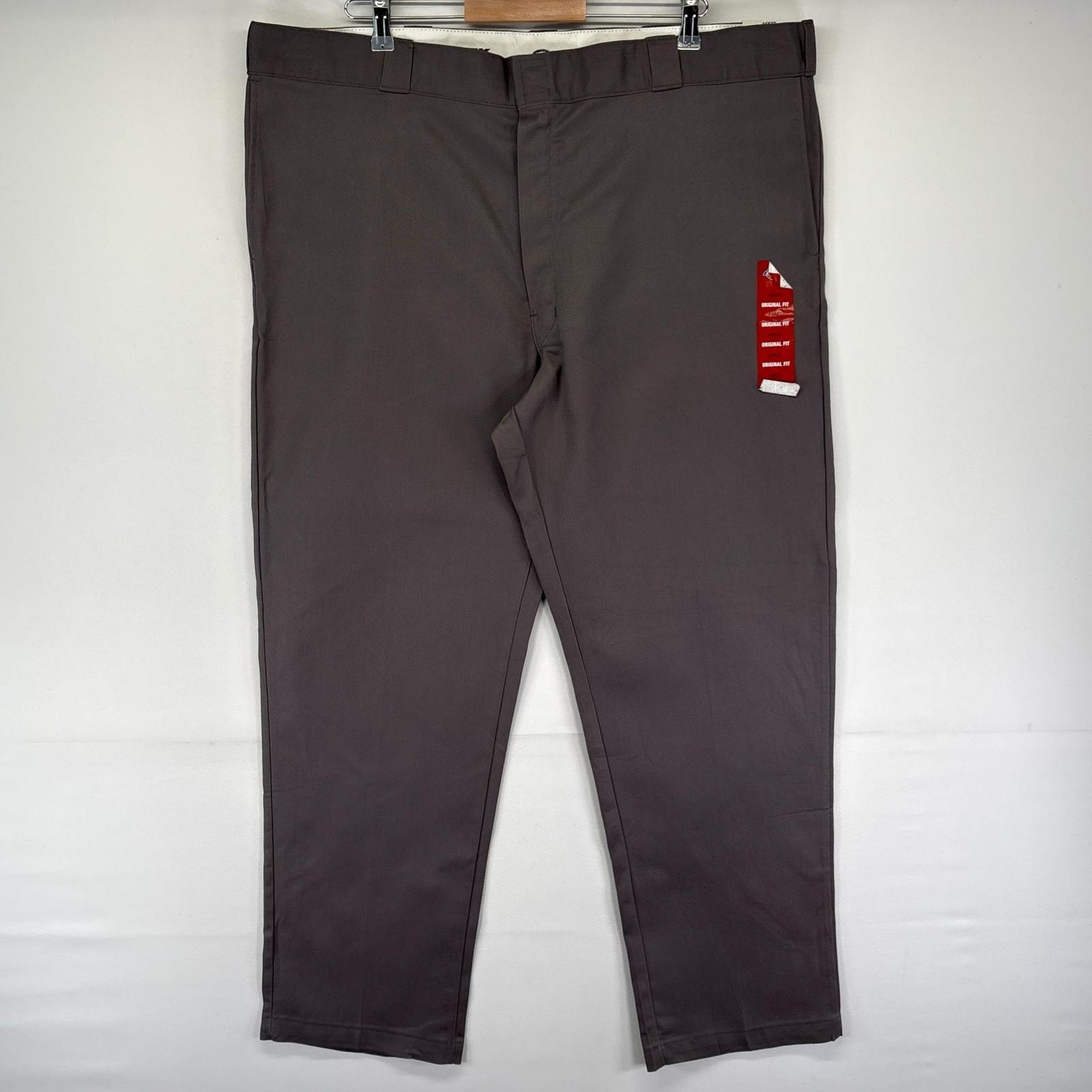 古着 デッドストック ディッキーズ Dickies パンツ チノパン ジッパーフライ 大きいサイズ 874 タグ付き W44 L32 グレー系 メンズ