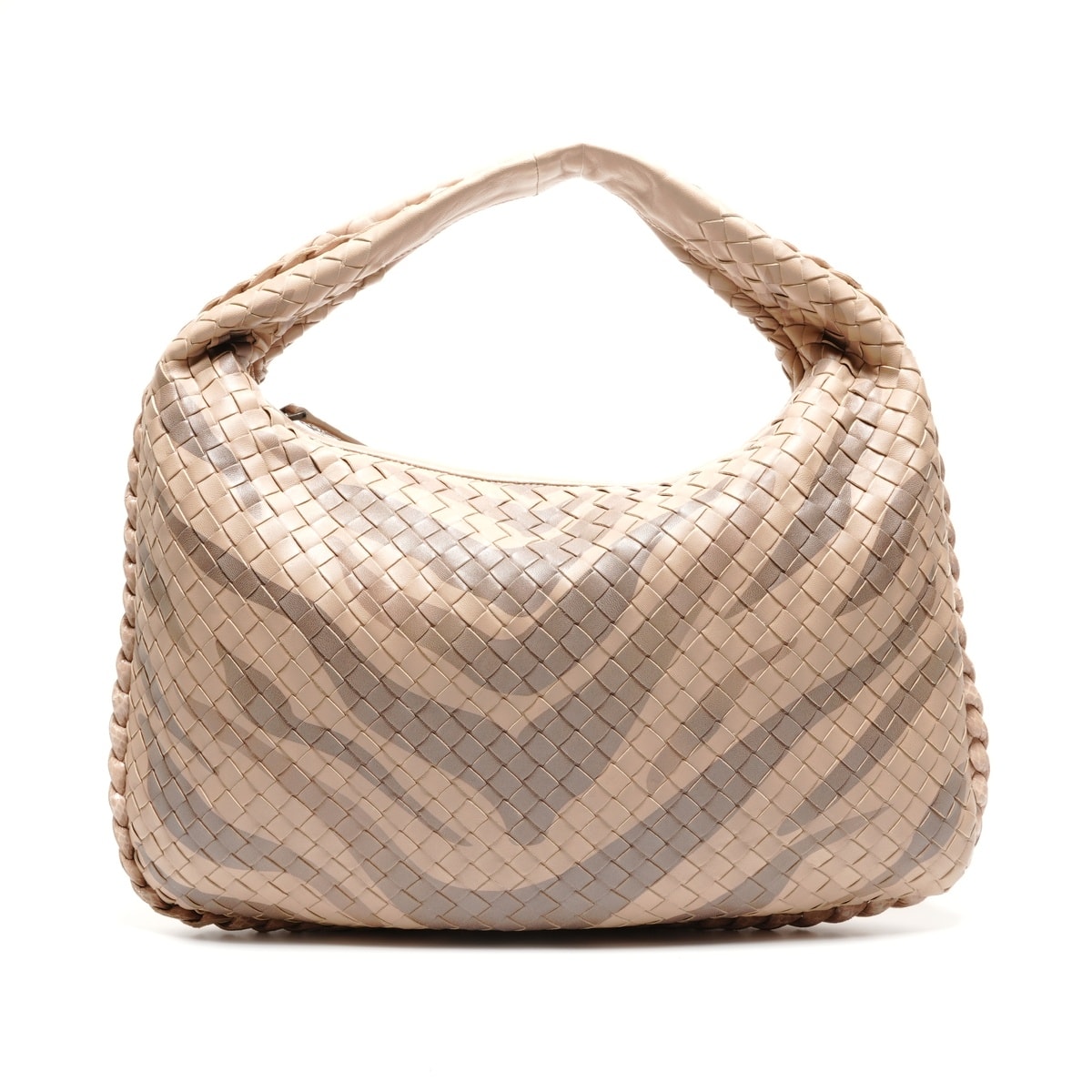 ボッテガヴェネタ BOTTEGAVENETA イントレチャート ホーボー パイソン ショルダーバッグ【中古】