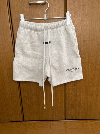 FEAR OF GOD ESSENTIALS SWEATSHORT "Light Heather Oatmeal"