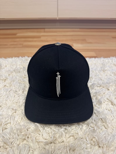 Chrome Hearts Baseball Cap RS 3 Cross "Black/White"