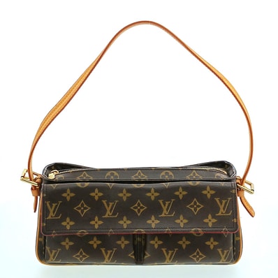 LOUIS VUITTON ルイ・ヴィトン ヴィバ シテMM ショルダーバッグ M51164 モノグラム ブラウン レディース【中古】