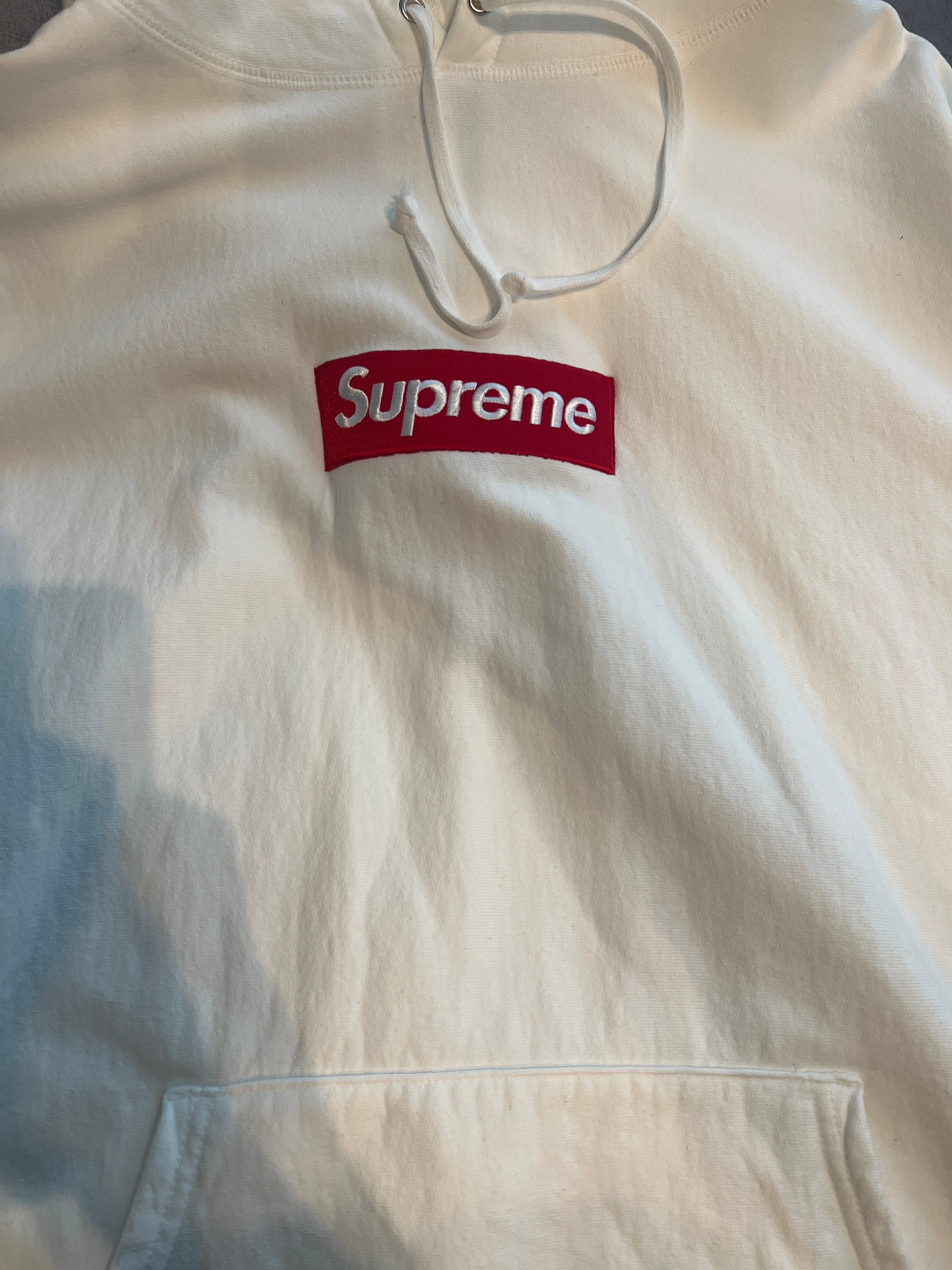 Supreme Box Logo Hooded Sweatshirt "White" (21FW)