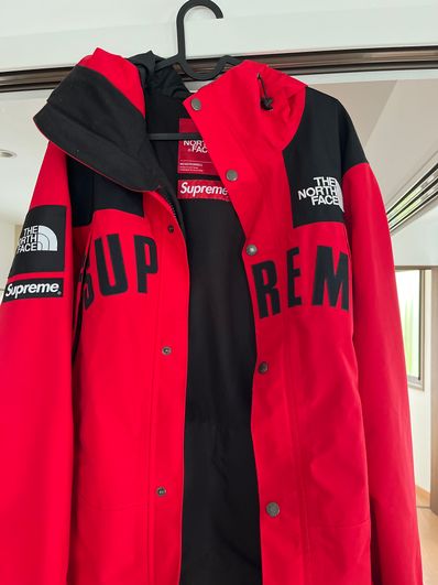 Supreme x The North Face Arc Logo Mountain Parka "Red"