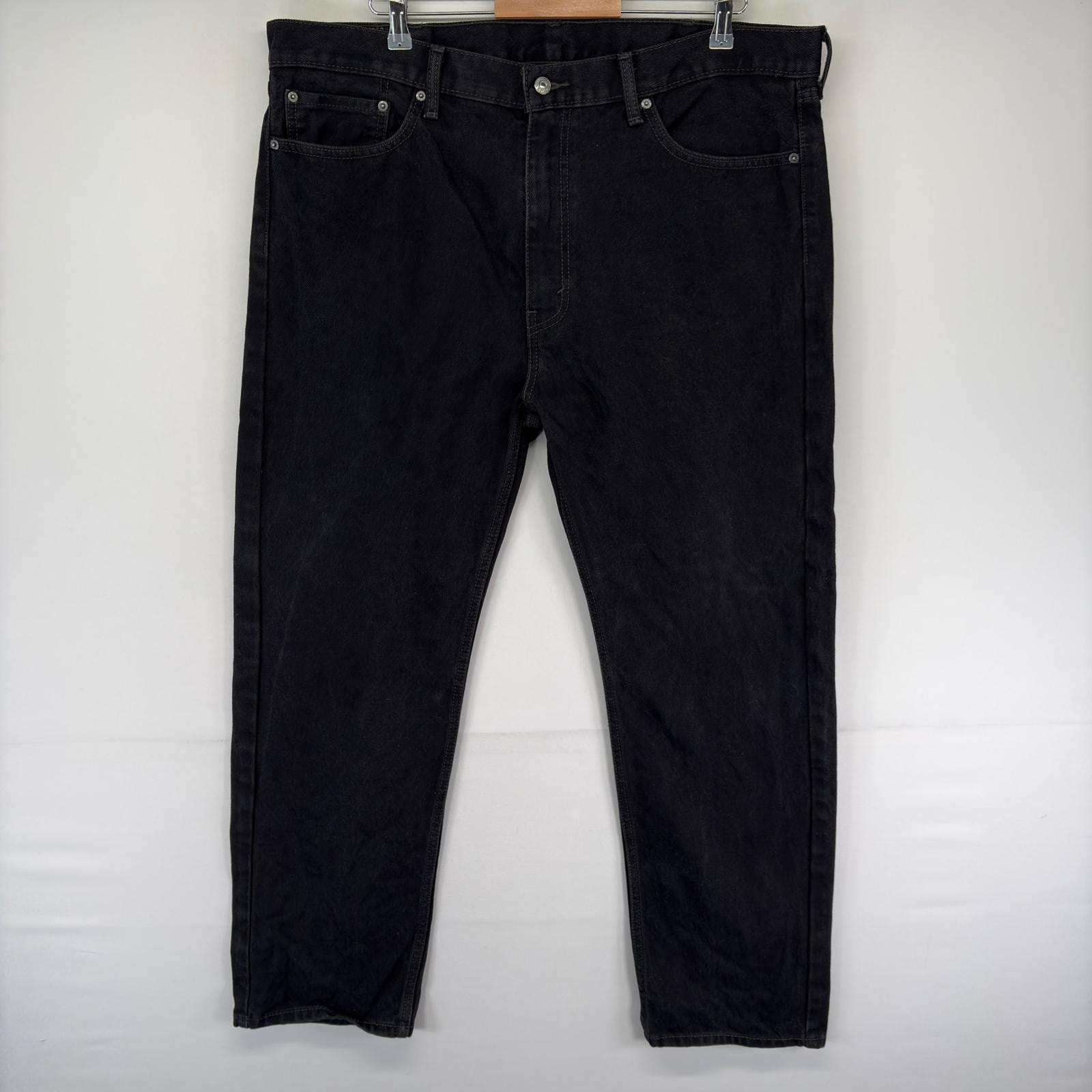 古着 リーバイス Levi's デニム パンツ 5ポケット 505 ブラックデニム 大きいサイズ ジップ ジーパン W40 L30  ブラック系 メンズ