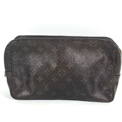 ルイヴィトン LOUIS VUITTON トゥルーストワレット28 トゥルーストワレット 28 M47522 モノグラム メイクポーチ 化粧ポーチ クラッチバッグ セカンドバッグ 化粧ポーチ モノグラムキャンバス ブラウン