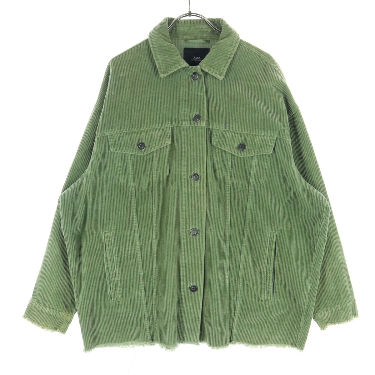 ZARA ザラ 長袖 コーデュロイジャケット M グリーン