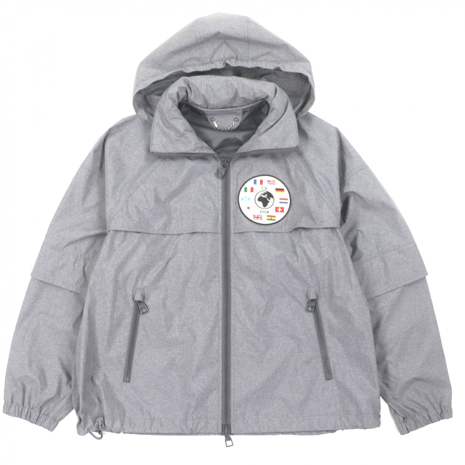 未使用品 ルイヴィトン ジャケット グレー メンズ 46 HHB99W