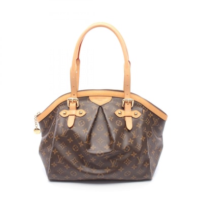 ルイ・ヴィトン LOUIS VUITTON ティヴォリGM ハンドバッグ バッグ PVCコーティングキャンバス レザー モノグラム レディース ブラウン系 M40144 【中古】
