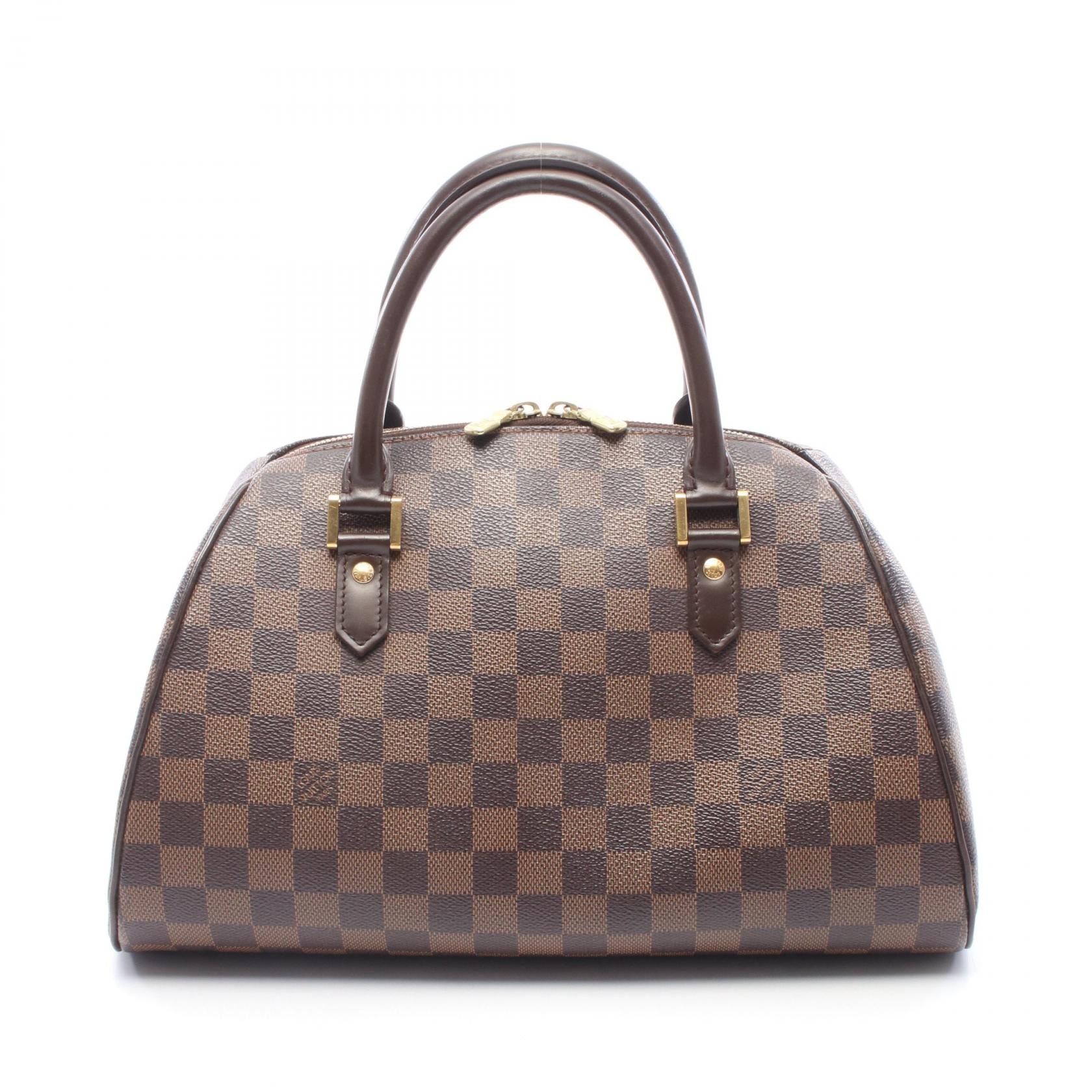 ルイ・ヴィトン LOUIS VUITTON リベラMM ハンドバッグ バッグ PVCコーティングキャンバス レザー ダミエ エベヌ レディース ブラウン系 N41434 【中古】