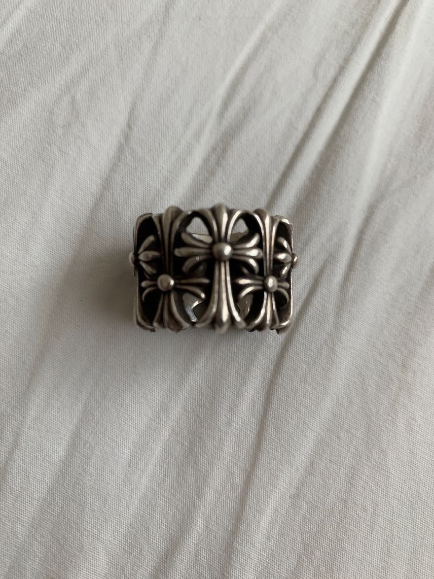 Chrome Hearts Cemetery Cross Ring "Silver"