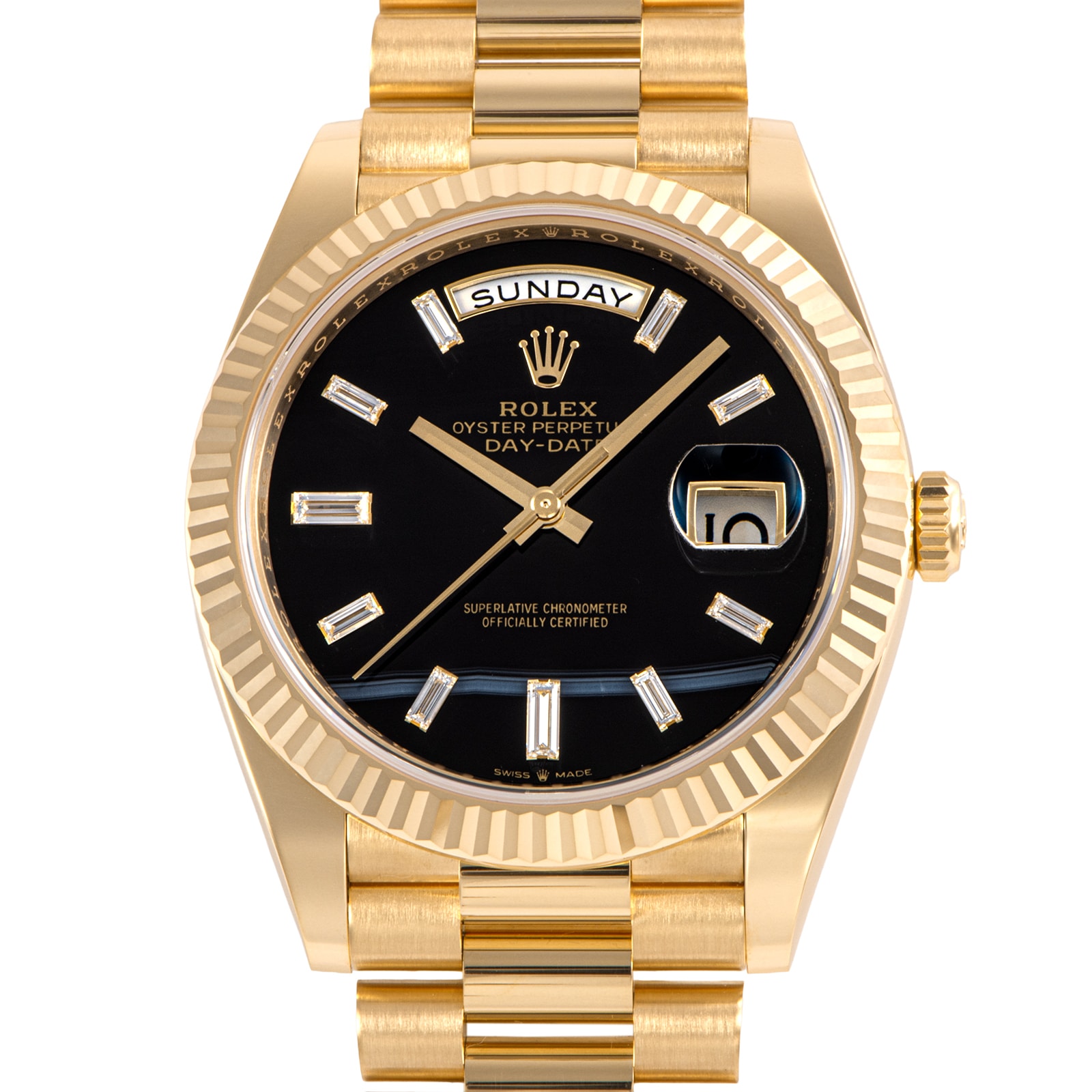【未使用】ROLEX ロレックス デイデイト40 228238A onyx オニキス K18YG【中古】