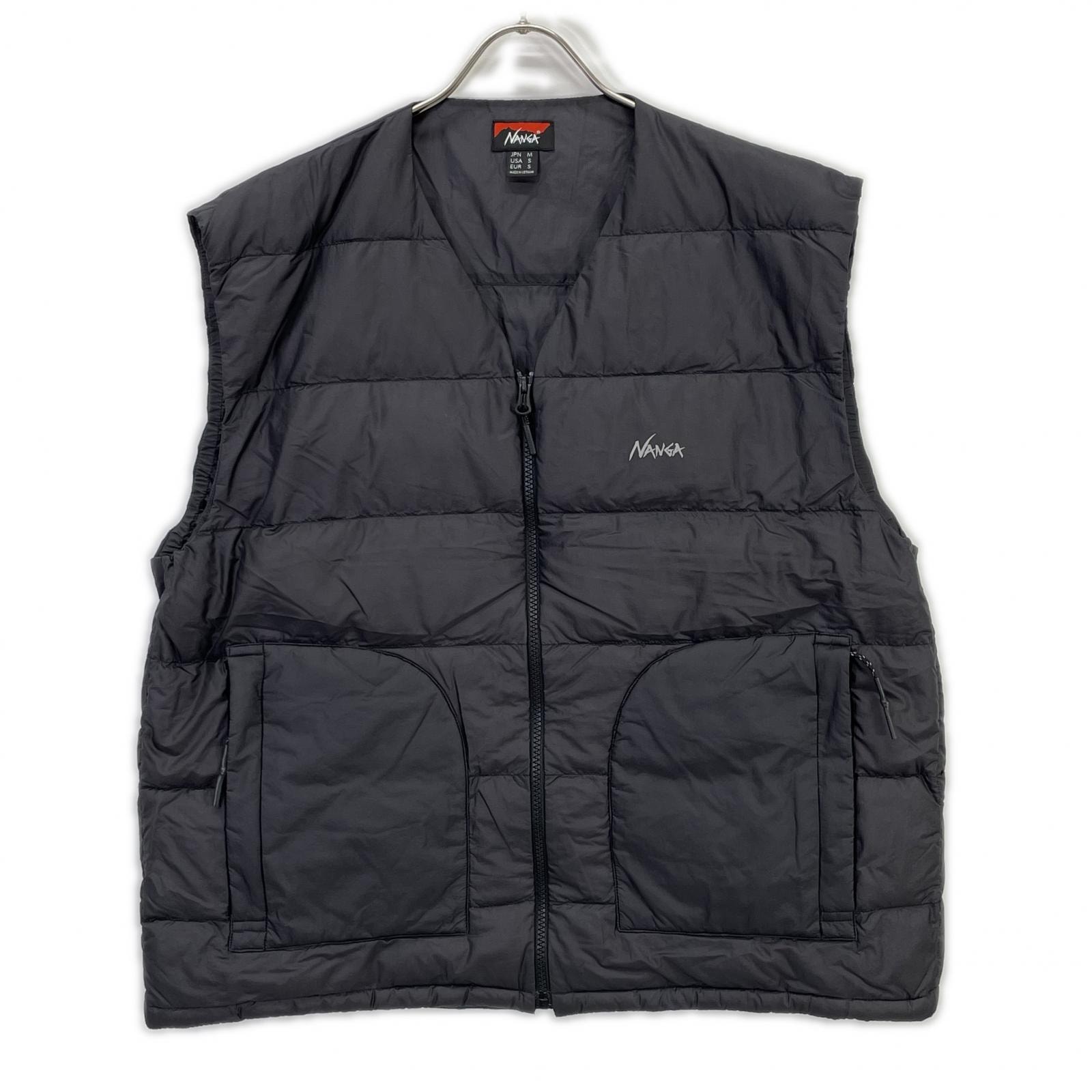 ナンガ N2600-0K009D ブラック SHEER DOWN VEST シアーダウンベスト M