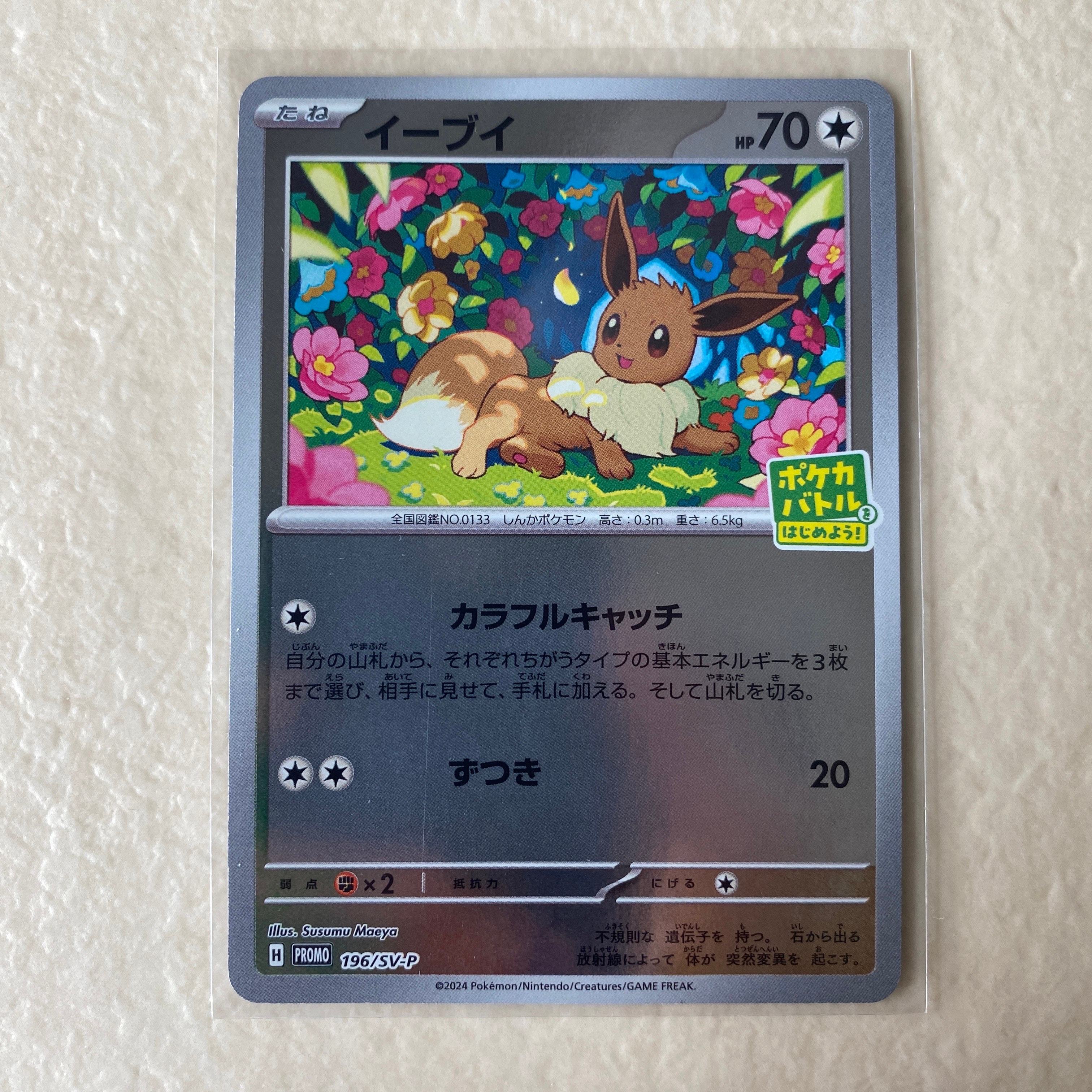 イーブイ P [SV-P-SM 196](プロモカードパック「ポケカバトルをはじめ