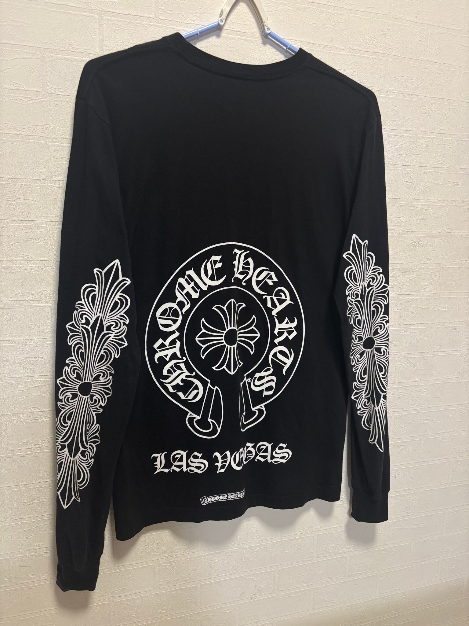 Chrome Hearts Las Vegas Exclusive Horseshoe L/S T-Shirt "Black"