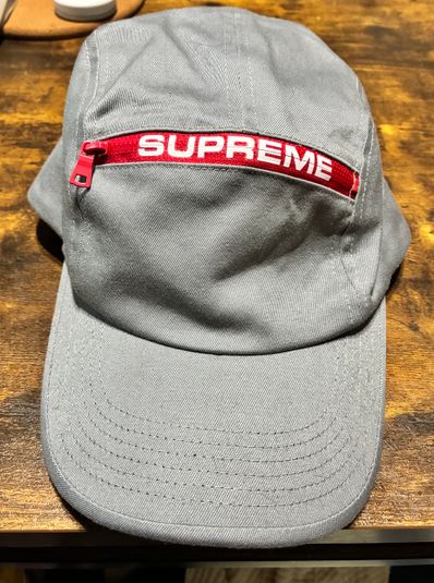 Supreme Top Zip Camp Cap "Grey"