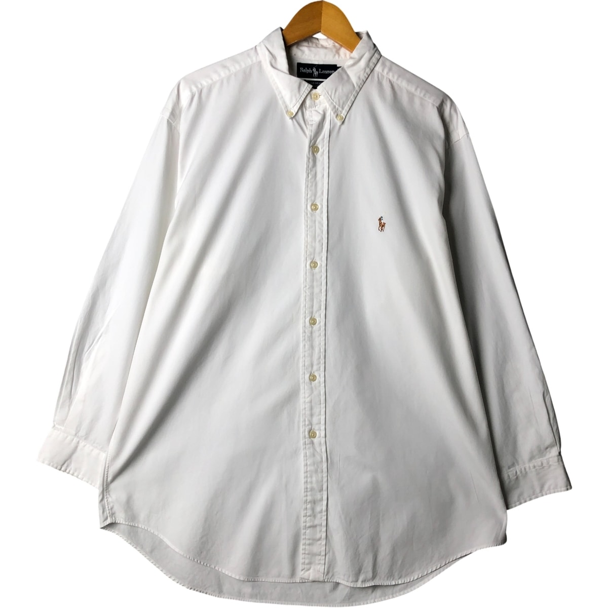 古着 ラルフローレン Ralph Lauren YARMOUTH 長袖 ボタンダウンシャツ メンズXL相当/eaa590862