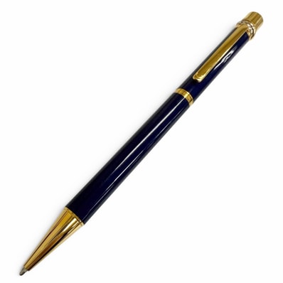 美品 カルティエ ボールペン ネイビー メンズ
