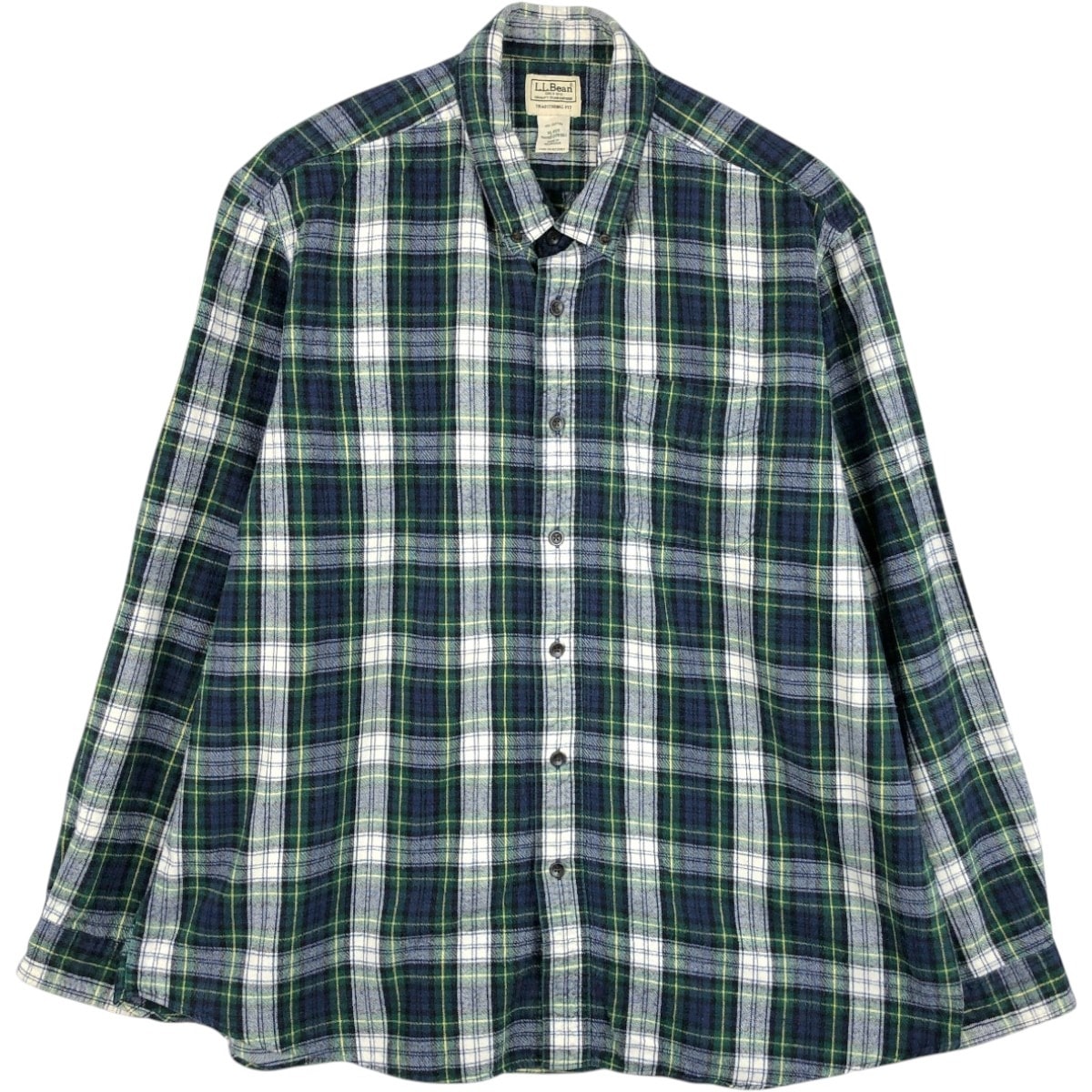 古着 90~00年代 エルエルビーン L.L.Bean 長袖 ボタンダウン フランネルチェックシャツ メンズXL相当 ヴィンテージ/eaa675439