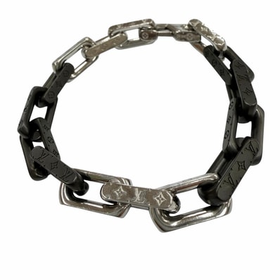 極美品 ルイヴィトン ブレスレット モノグラム チェーン L M00687