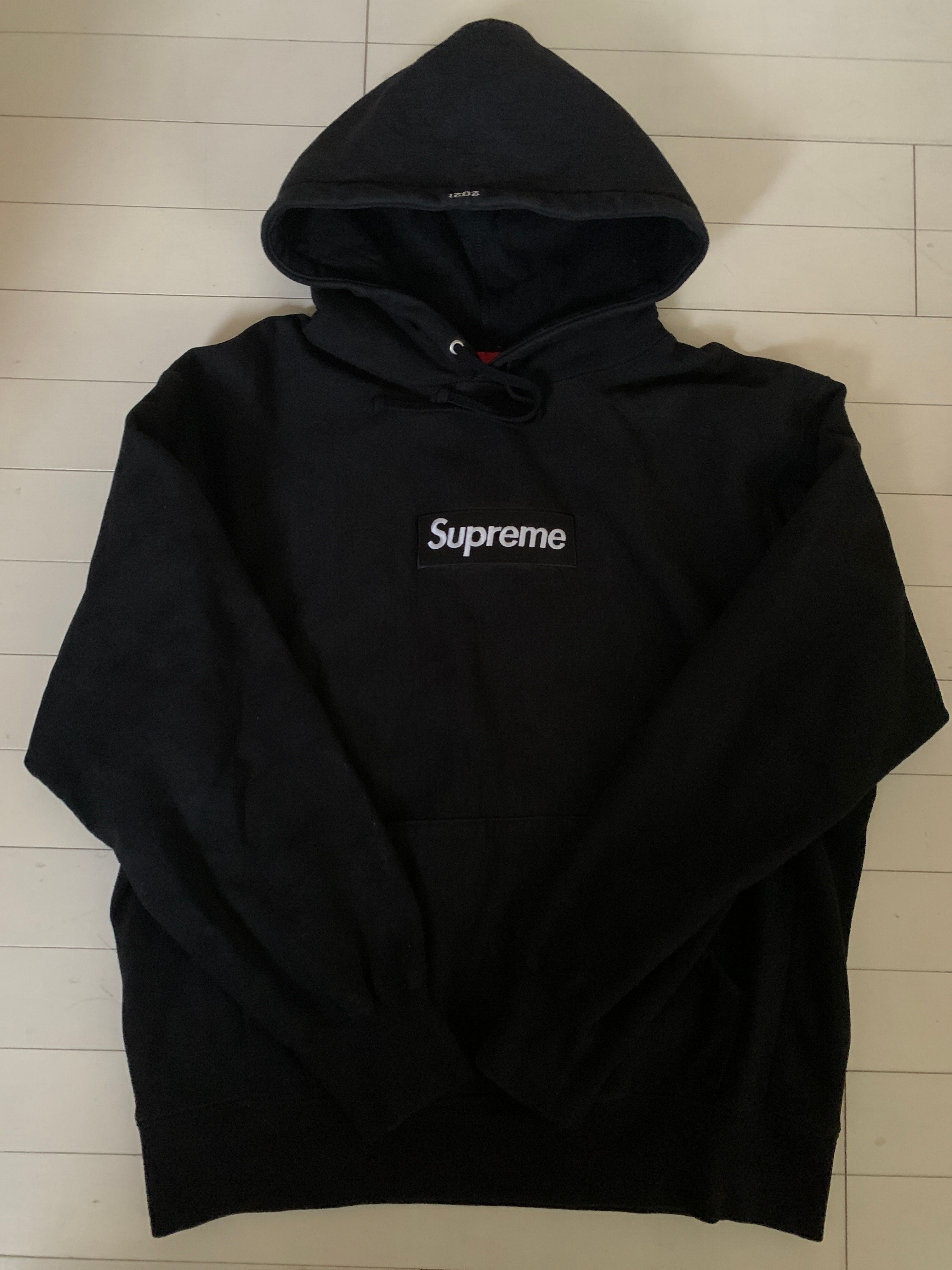 Supreme Box Logo Hooded Sweatshirt "Black" (21FW)