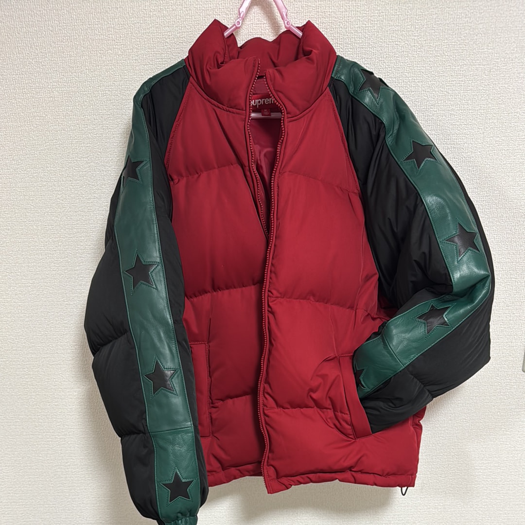 Supreme Star Sleeve Down Puffer Jacket 