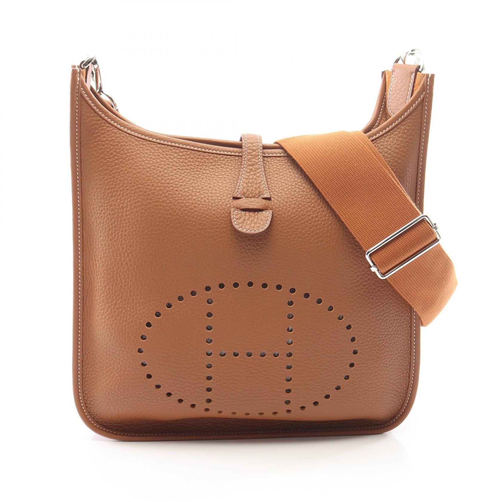 エルメス HERMES エヴリン 3 トロワ PM ゴールド ショルダーバッグ バッグ レザー トリヨンクレマンス ゴールド K刻印(2025年製造) レディース ブラウン系 【中古】