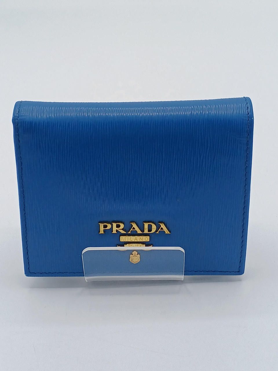 C (やや傷や汚れあり)】プラダ サフィアーノ 二つ折財布 