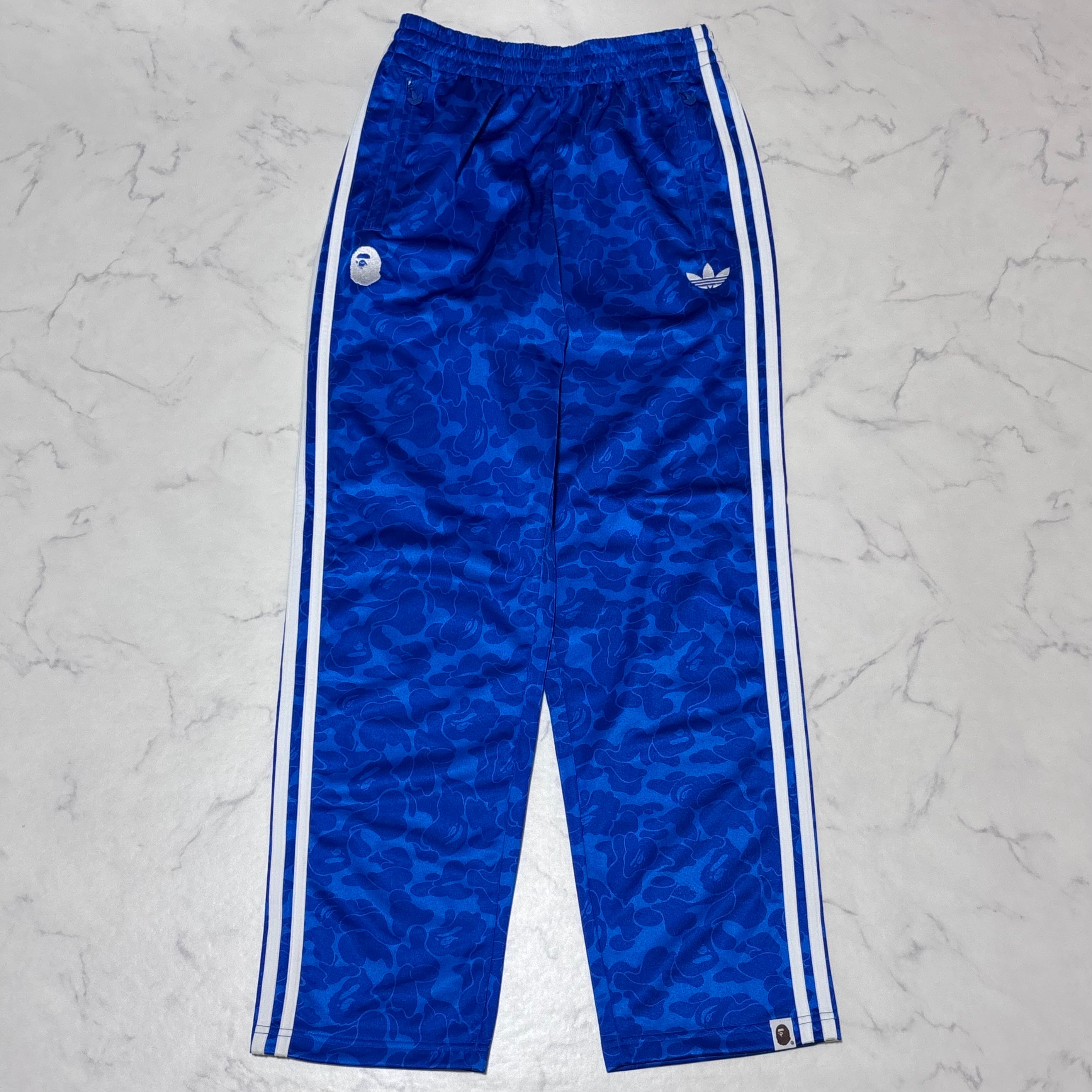 adidas x A BATHING APE Firebird Truck Pants "Blue"