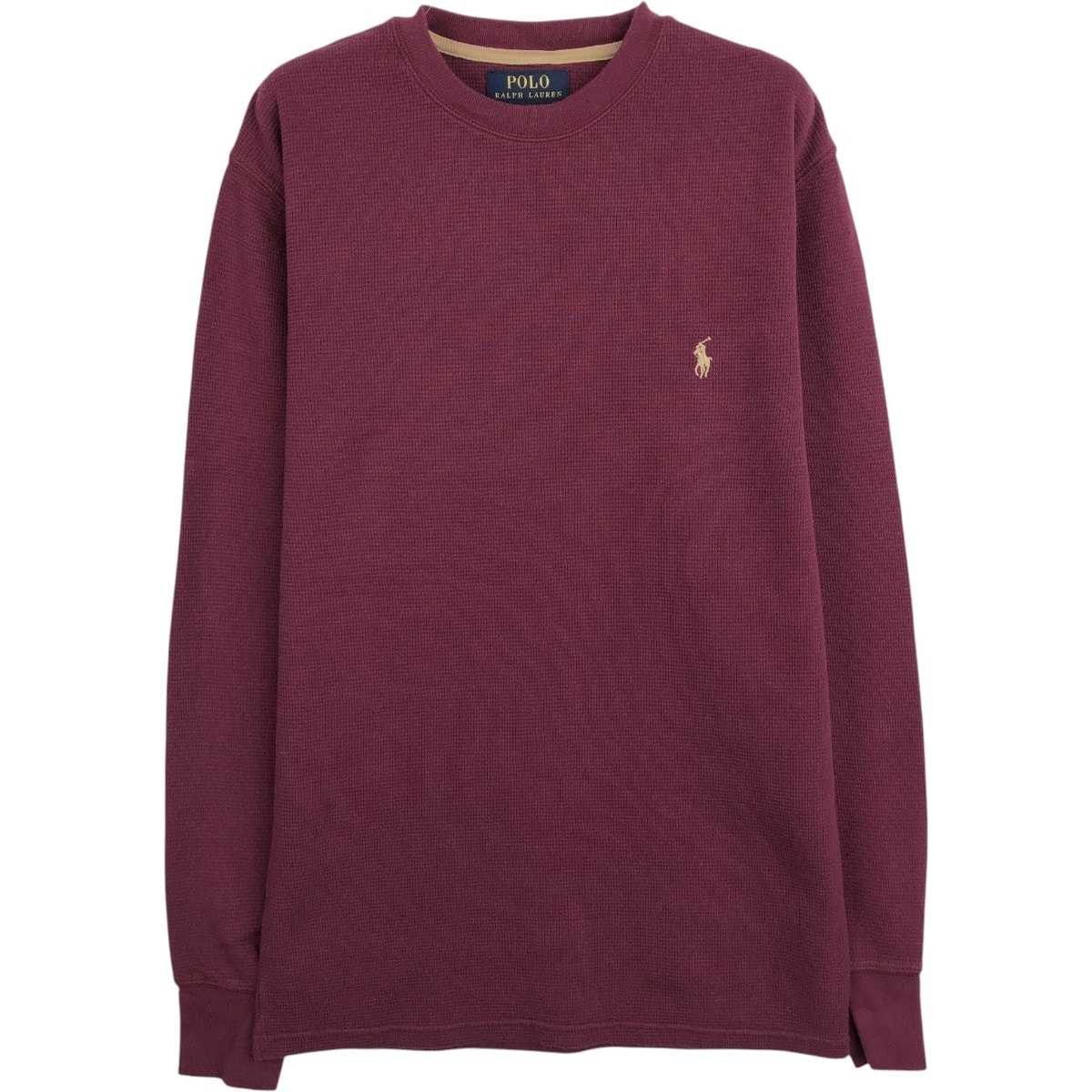 古着 ラルフローレン Ralph Lauren POLO RALPH LAUREN サーマルロンT ワッフル メンズS相当/eaa662147