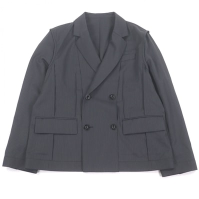 極美品 サカイ ジャケット Doeskin Jacket グレー メンズ