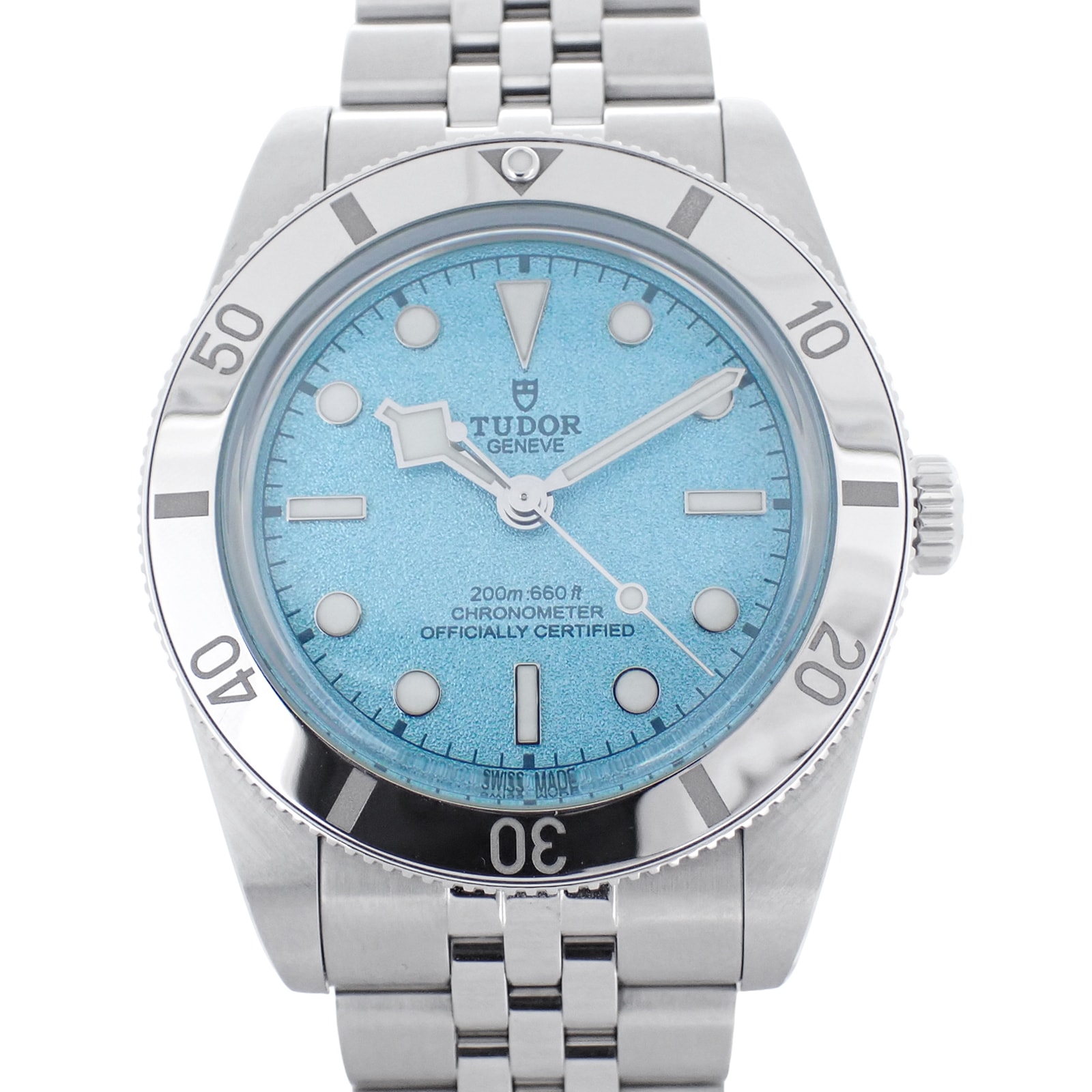 未使用 展示品 TUDOR チューダー  ブラックベイ54 ラグーンブルー  79000  メンズ 腕時計
