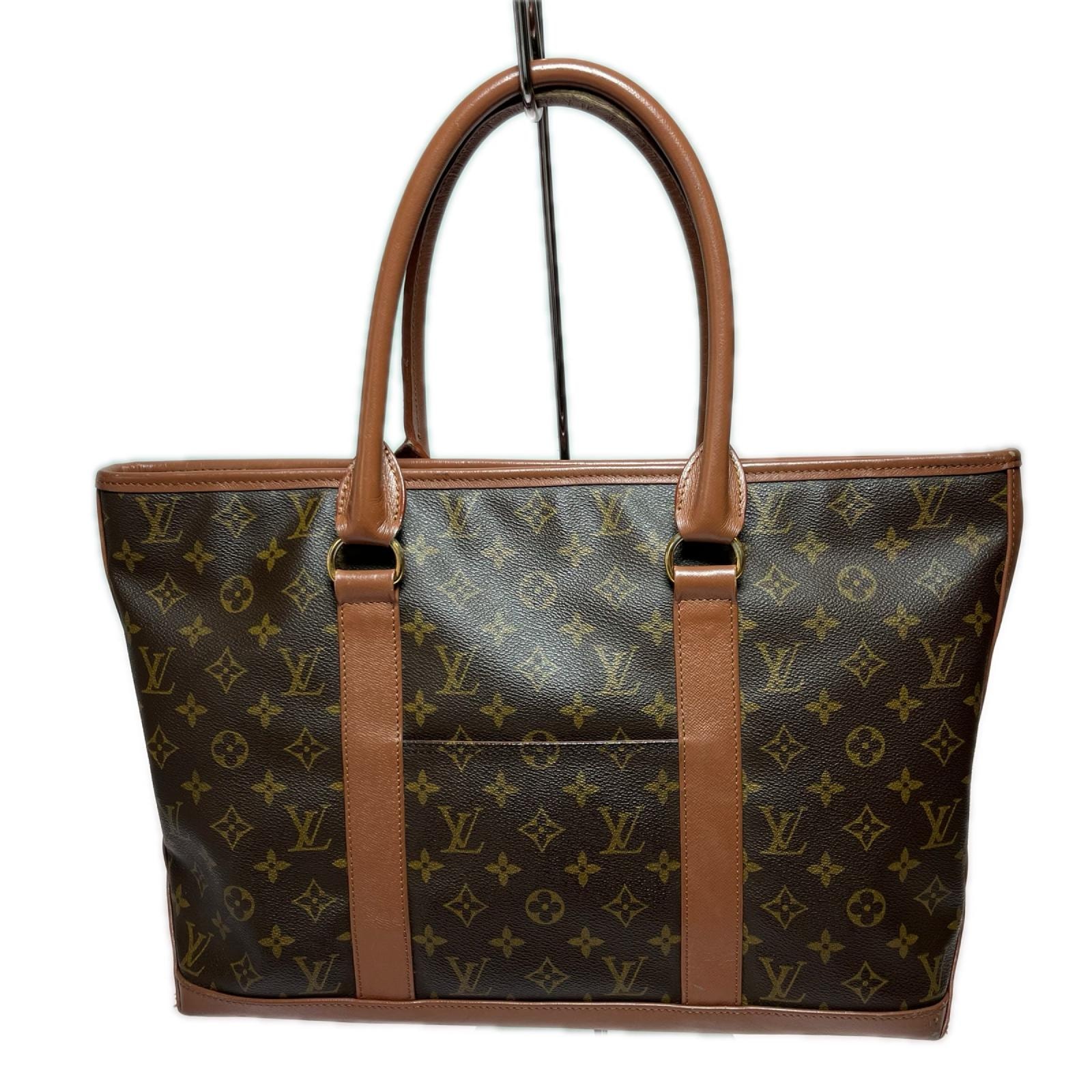 LOUIS VUITTON ルイヴィトン モノグラム サックウィークエンド トートバッグ M42425 内部ベタつき・ハガレ・角スレ・使用感有
