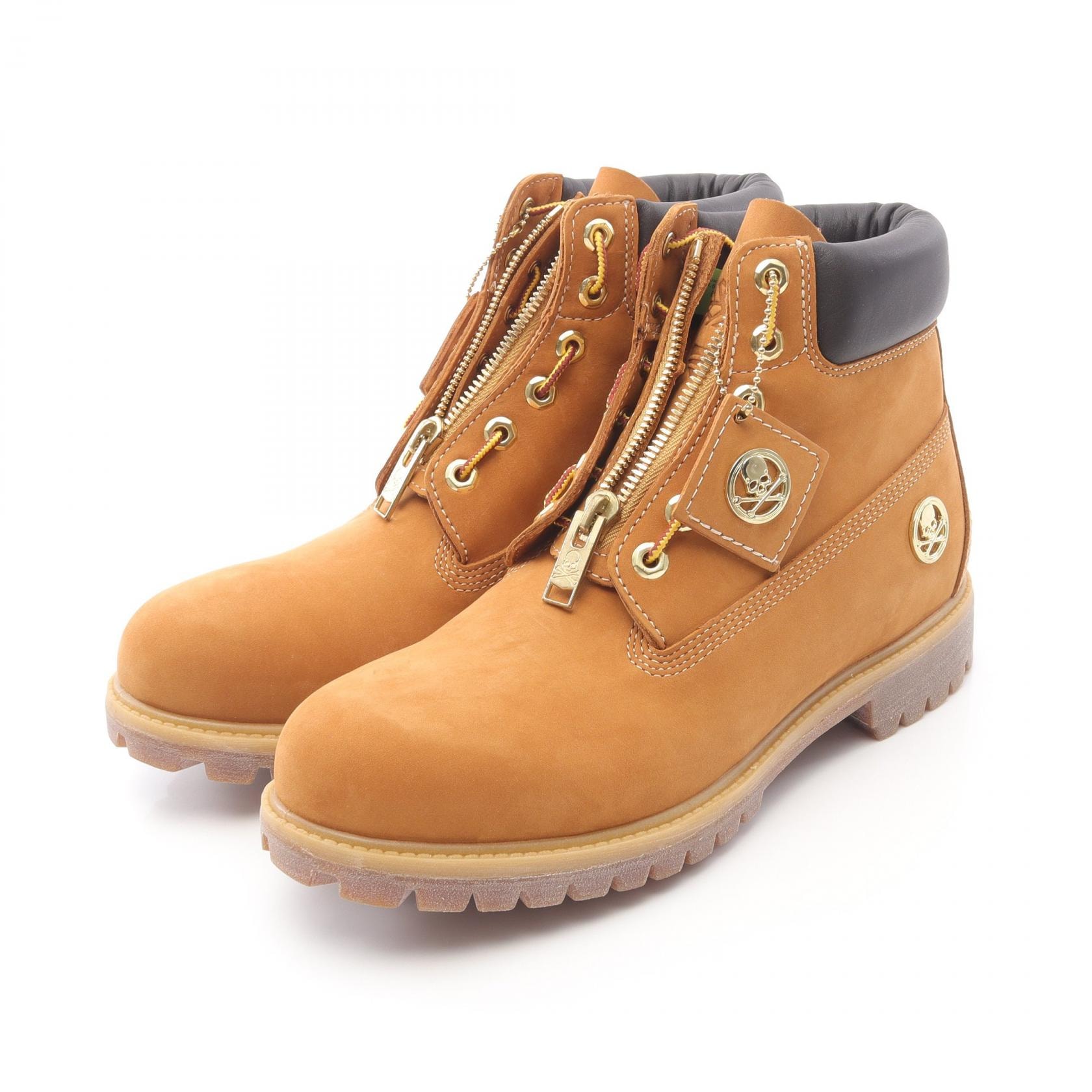 ティンバーランド Timberland Timberland × mastermind JAPAN ブーツ 靴 レザー レザー メンズ ブラウン系 / グレー系 【中古】