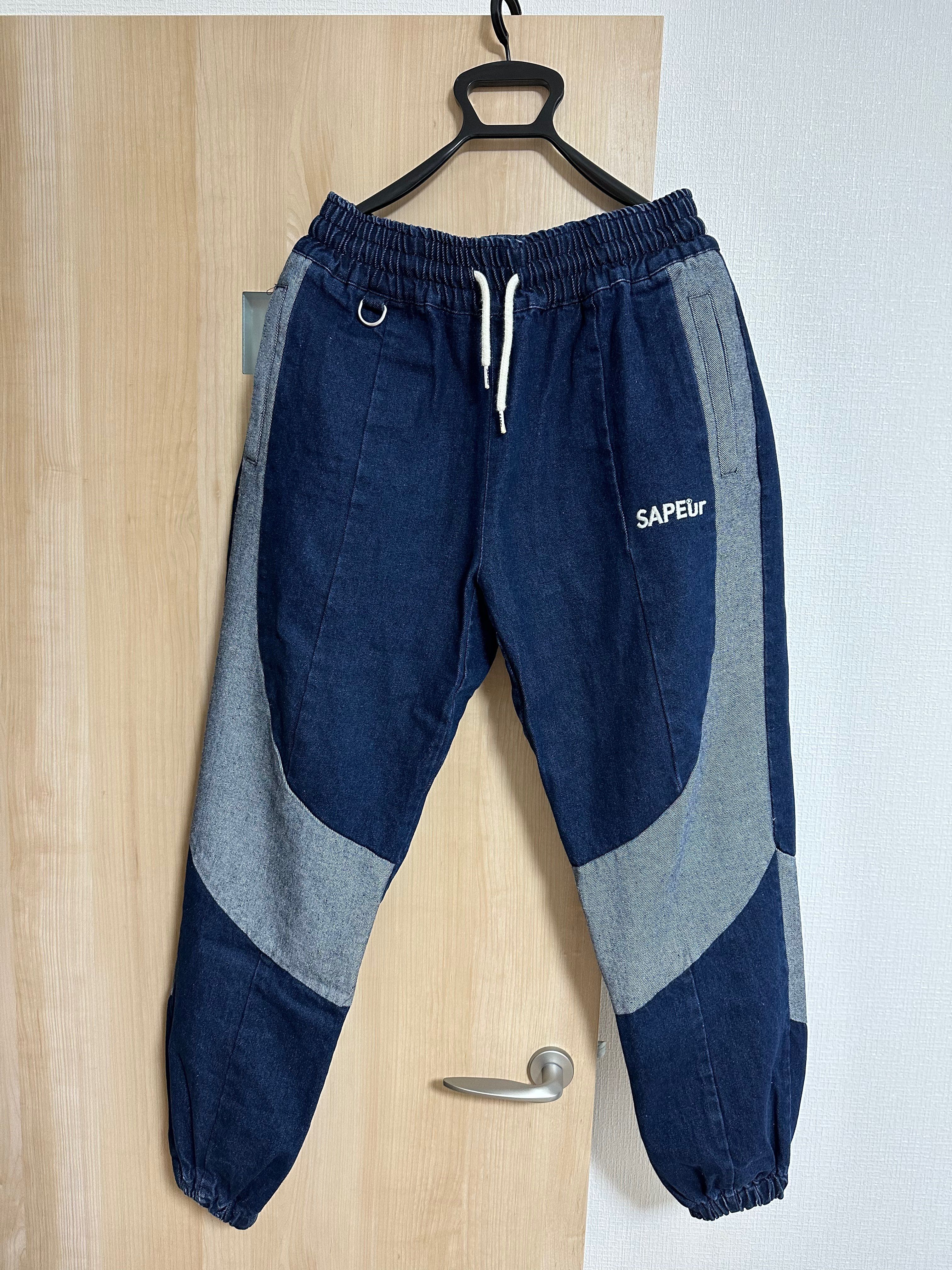 SAPEur DENIM TRACK PANTS "Indigo"