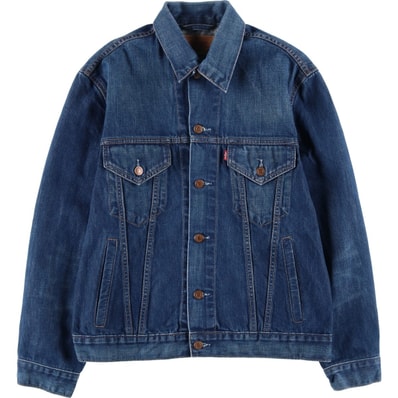 古着 リーバイス Levi's ユーロモデル リメイク デニムジャケット Gジャン メンズXL相当/eaa604147