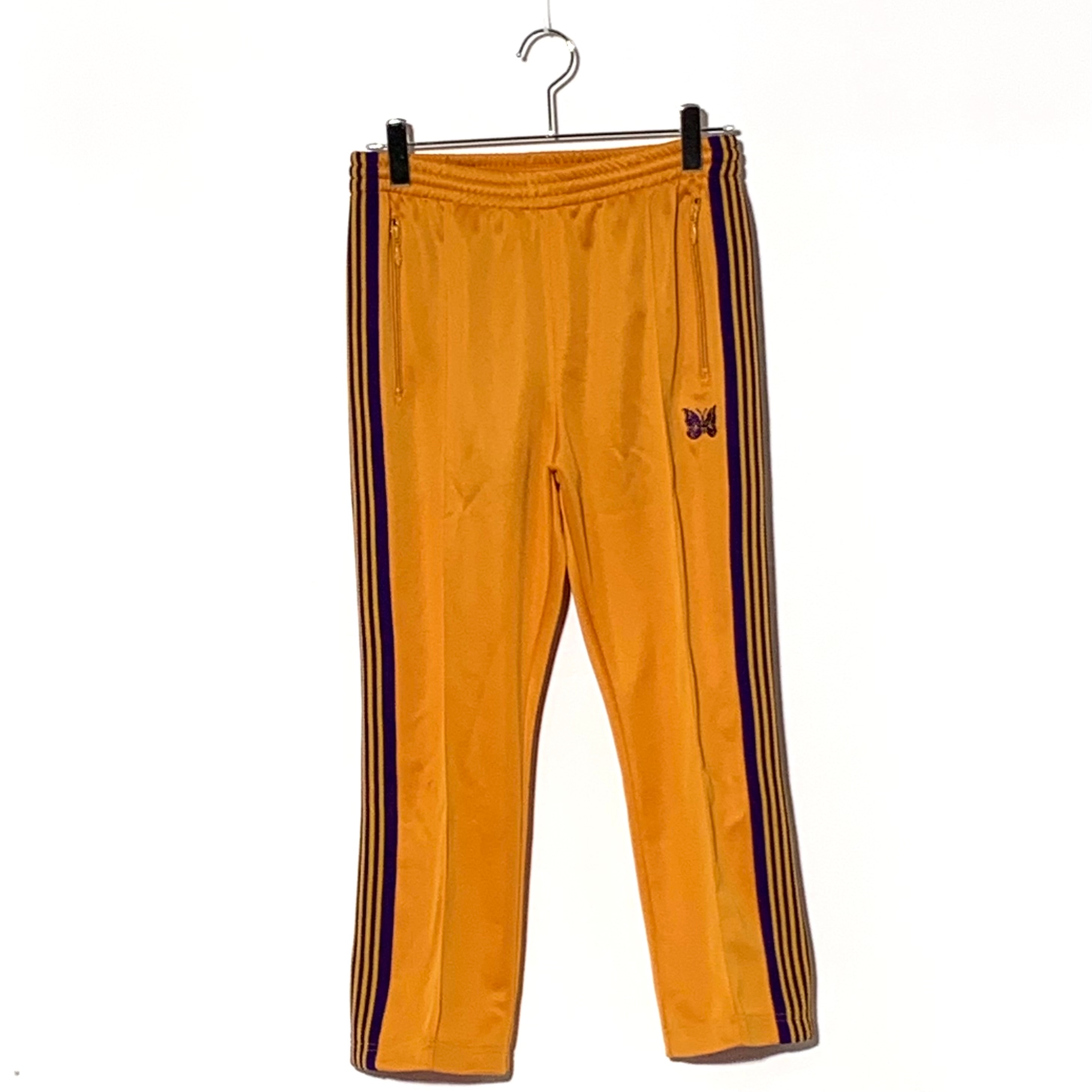 NEEDLES Narrow Track Pant - Poly Smooth "Yellow"