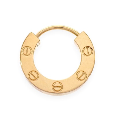 カルティエ CARTIER LOVE シングル オンライン限定 B8301423 ピアス K18イエローゴールド ゴールド レディース【中古】【Aランク】
