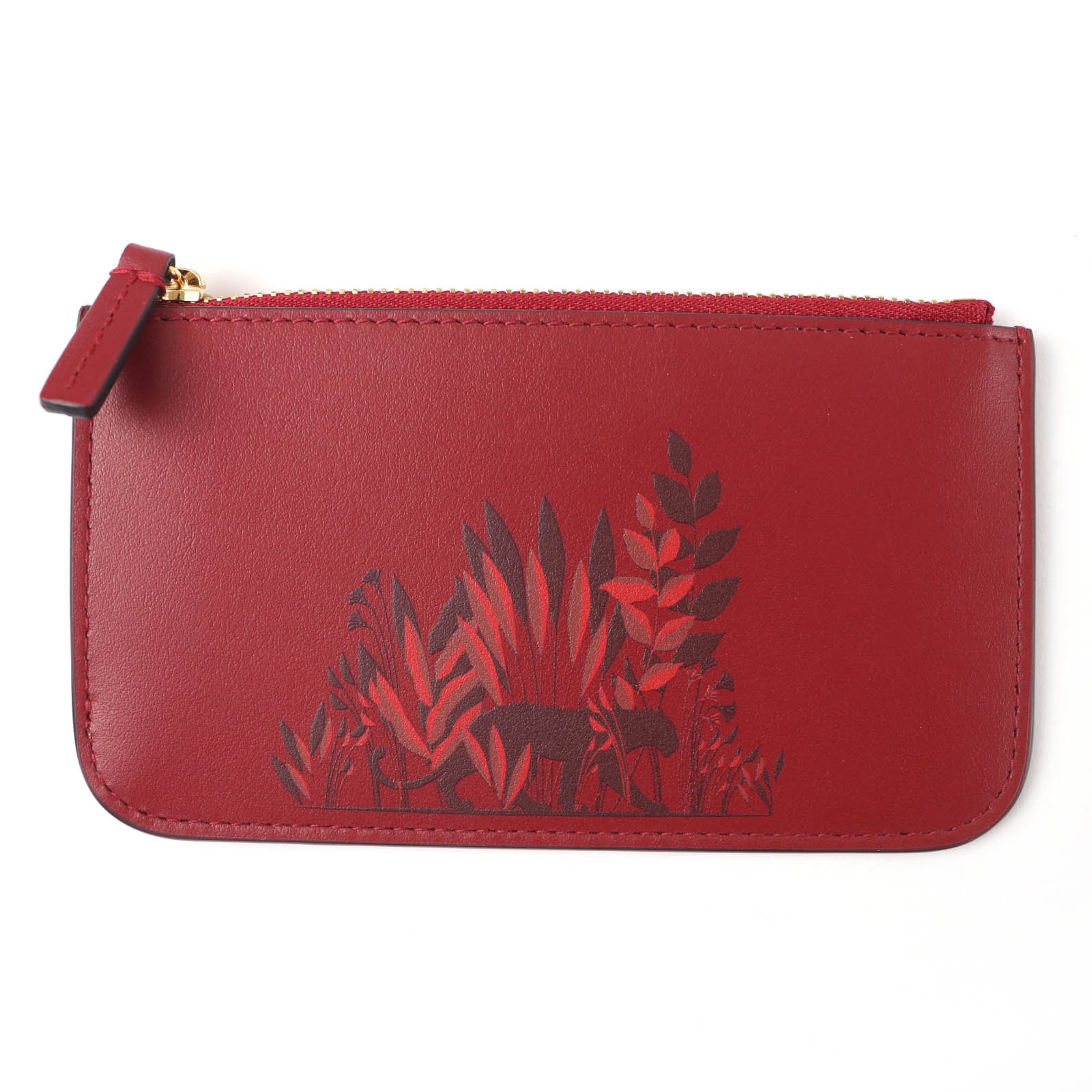 極美品 カルティエ コインケース ボルドー レディース