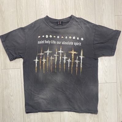 SAINT Mxxxxxx x FORSOMEONE FS_SS T-Shirt/God "Black"