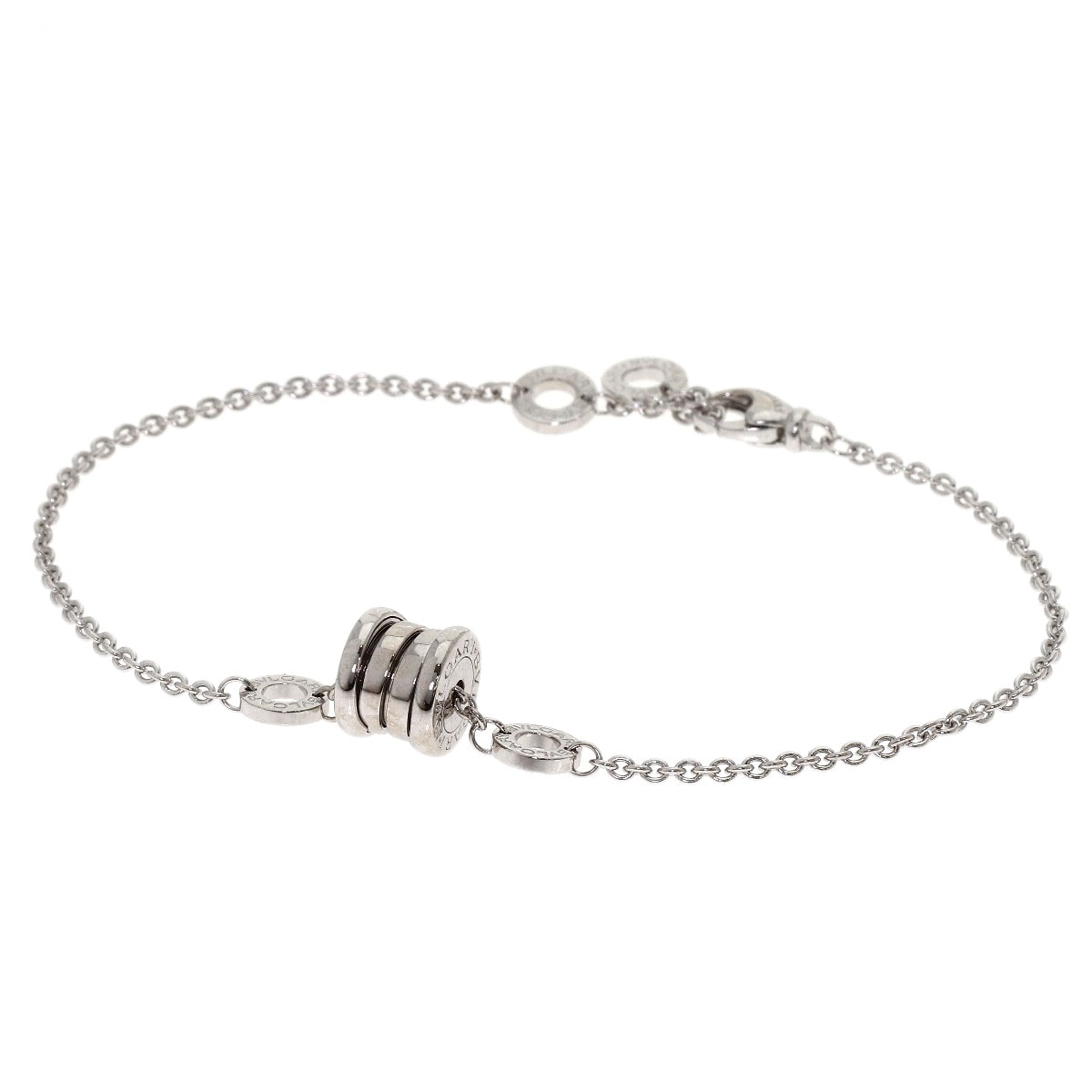 BVLGARI ブルガリ B-zero1 ビーゼロワン エレメント ブレスレット K18WG レディース [中古]