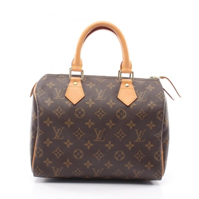 ルイ・ヴィトン LOUIS VUITTON スピーディ25 モノグラム ハンドバッグ バッグ PVCコーティングキャンバス レザー モノグラム レディース ブラウン系 M41528 【中古】